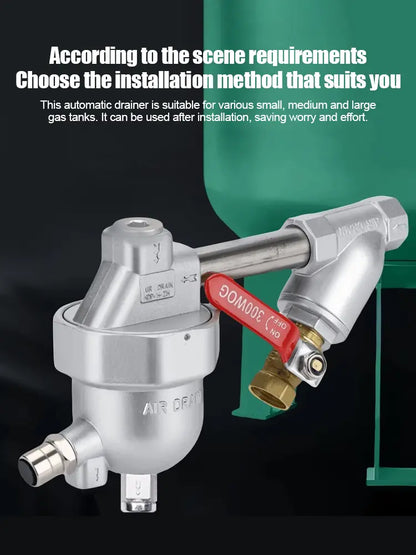 🧰Drenagem automática do depósito de ar e do compressor de ar.