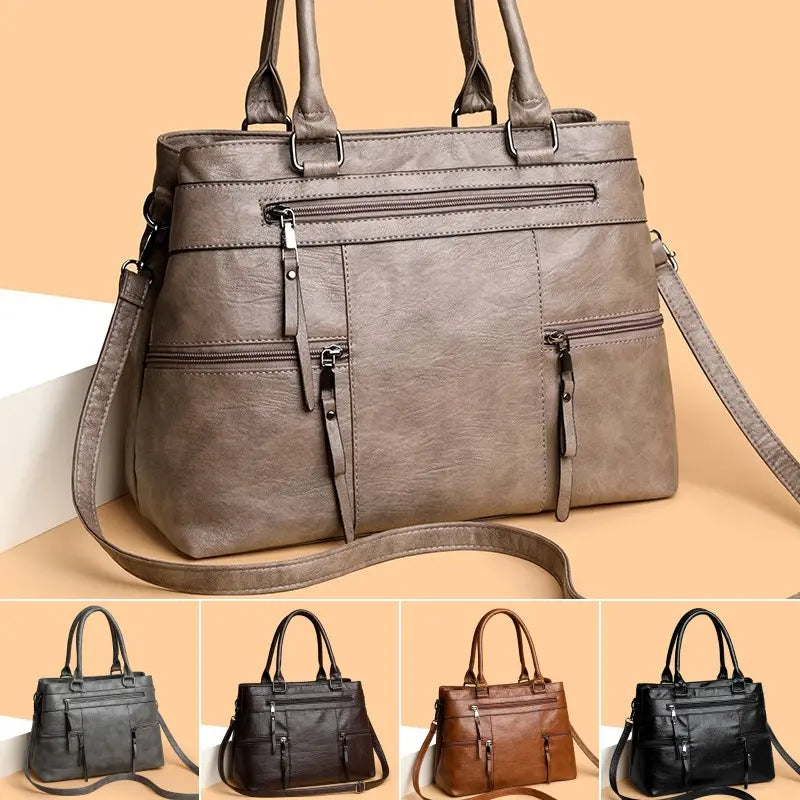 👜Borsa da donna in morbida, elegante e capiente pelle