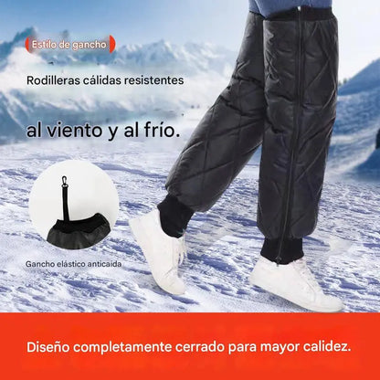 🔥Joelheiras grossas e quentes para ciclismo de inverno e calças corta-vento para caminhadas ao ar livre