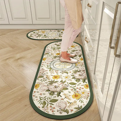 💥Oferta por tempo limitado💥Novo tapete de cozinha em terra diatomácea, absorvente de água, antiderrapante e resistente à sujidade