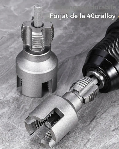 ✔️20mm+25mm🛠️ Novo tipo de broca com abridor de roscas integrado para tubos de água internos e externos (aplicável a PPR, PEPVC)
