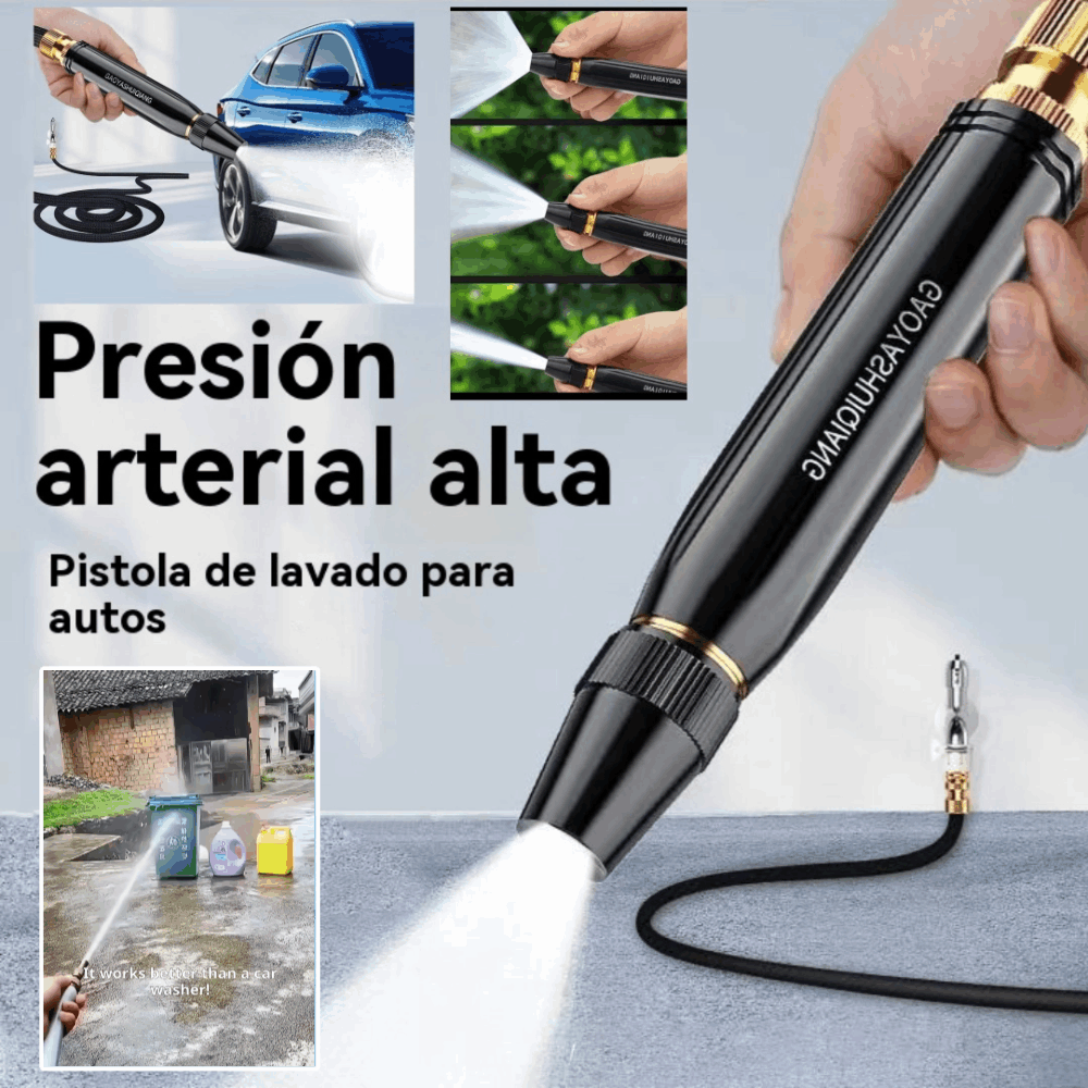 💧🚗Novo bocal de lavagem de alta pressão para automóveis, universal para regar flores, lavar automóveis e limpar pavimentos.