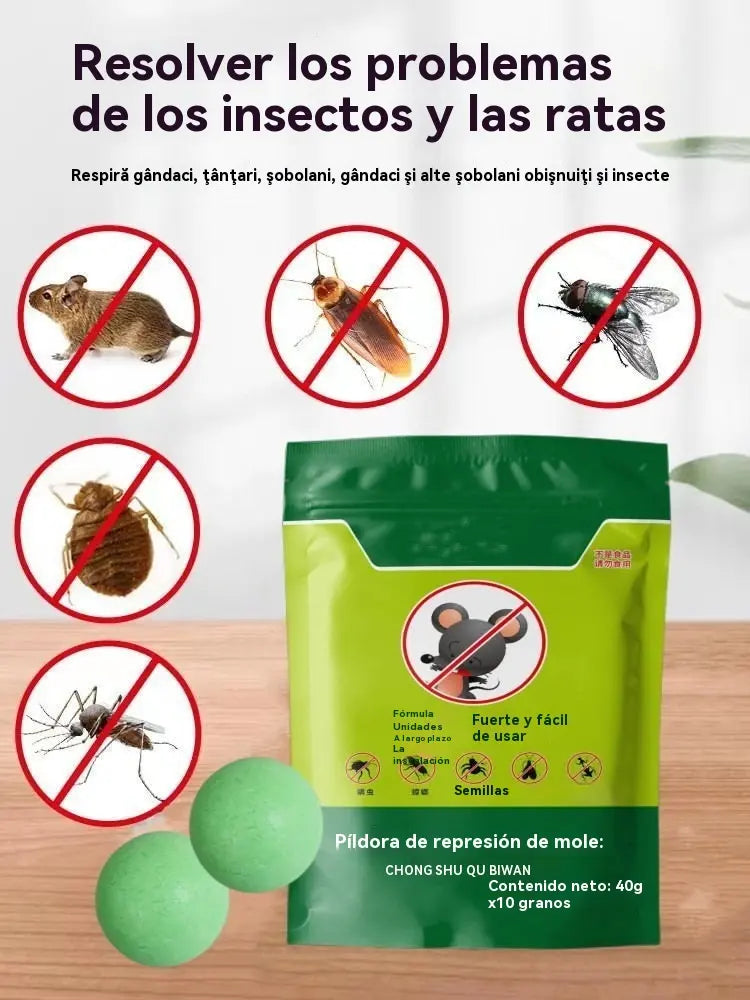 【Preço super baixo - 🔥 Últimos três dias】 Comprimidos poderosos anti-ratos e anti-insetos com cristais de gelo em forma de flor.