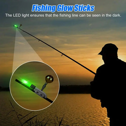 🎣【5 peças/10 peças】🎣Luz de cana de pesca LED com sino e campainha
