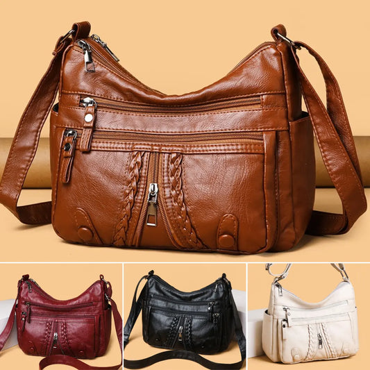 🔥【Acquista 1 e ricevi 1 gratis】Nuova borsa da donna 2025 con più tasche, grande capacità, può essere portata su una spalla o a tracolla.
