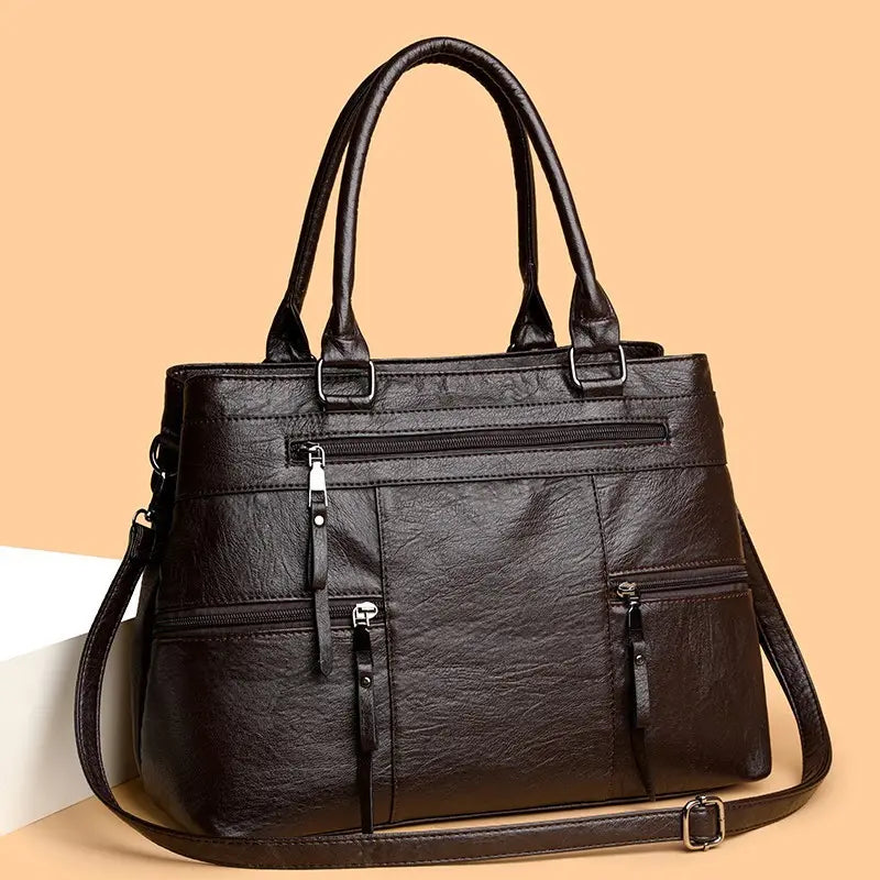 👜Borsa da donna in morbida, elegante e capiente pelle