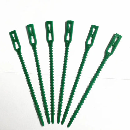 🌿 [100 pezzi] Fascette per piante da giardinaggio riutilizzabili da 13 cm, resistenti alle alte temperature, con fibbia