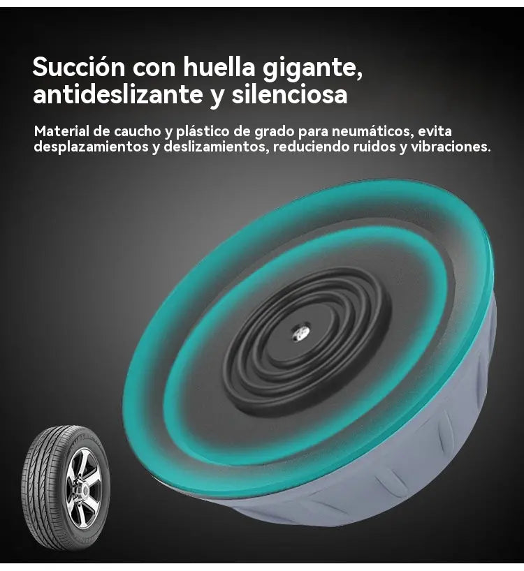 Base universal antiderrapante, antivibração e silenciosa para absorção de impactos em máquinas de lavar roupa.