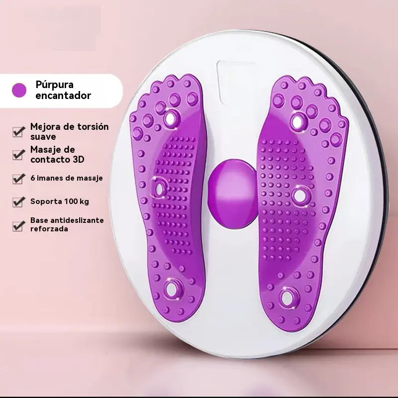 🏃💃Grande máquina de massagem corporal com torção da cintura e tração magnética para perda de gordura