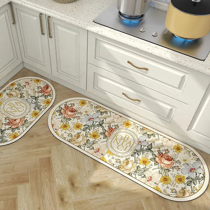 💥Oferta por tempo limitado💥Novo tapete de cozinha em terra diatomácea, absorvente de água, antiderrapante e resistente à sujidade