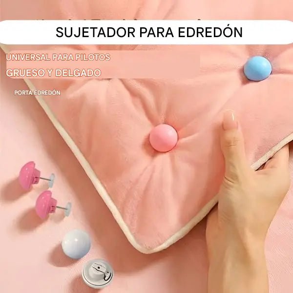 ✨【20/40/60 peças】Prendedor de edredão: estável e fácil de usar! 📍Universal para edredões grossos e finos.