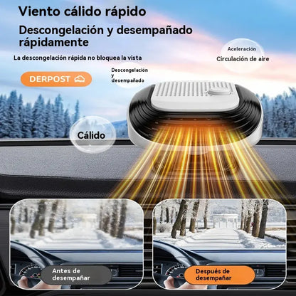 🚗🌡【12V/24V】Ventilador de aquecimento para automóvel, ventilador de aquecimento rápido para inverno, dispositivo de aquecimento anti-embaciamento