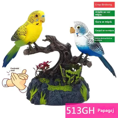 🔥【SCONTO DEL 39%】Decorazioni per uccelli a controllo vocale