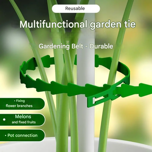 🌿 [100 pezzi] Fascette per piante da giardinaggio riutilizzabili da 13 cm, resistenti alle alte temperature, con fibbia