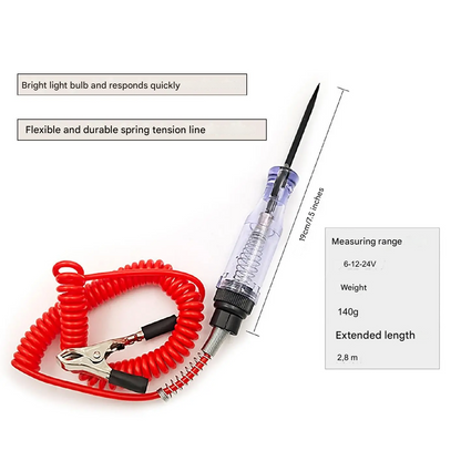 【Compre 1 e leve 1 grátis】12-24V testador de circuitos automotivo caneta testador de voltagem