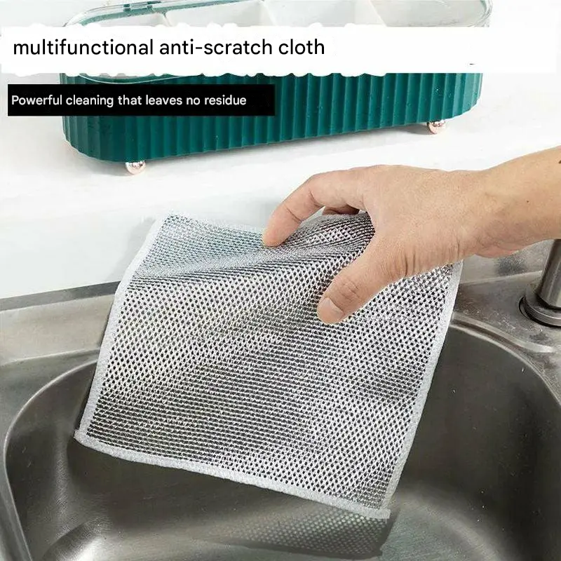 [Oferta especial para 40 peças]😘💪Pano de limpeza em rede com detergente potente para a loiça