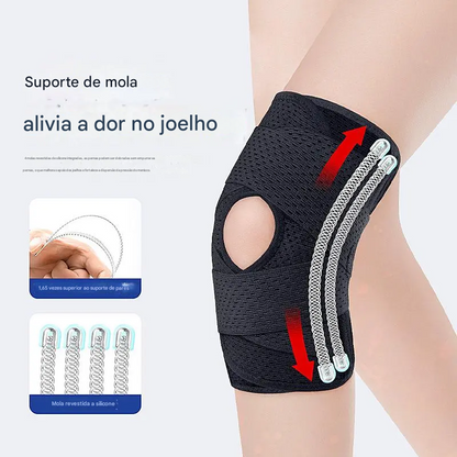 🦵【2 pezzi 1 paio】 Ginocchiere a doppia molla, adatte per corsa, ciclismo, gioco con palla e altri sport