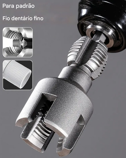 ✔️20mm+25mm🛠️ Novo tipo de broca com abridor de roscas integrado para tubos de água internos e externos (aplicável a PPR, PEPVC)