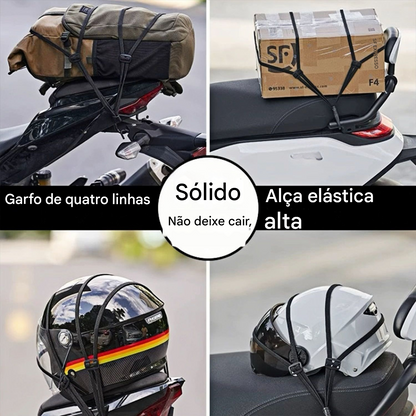🏍️Cinta de fixação multifuncional para moto✅Corda elástica reforçada e resistente ao desgaste