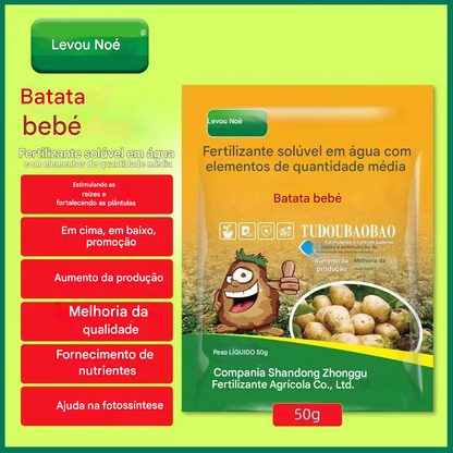 💥Super concentrato💥【5/10/20 sacchetti】"Magic Potato" Fertilizzante fogliare solubile per patate, arachidi, patate dolci, ravanelli, taro e cipolle: stimola le radici e aumenta le rese.